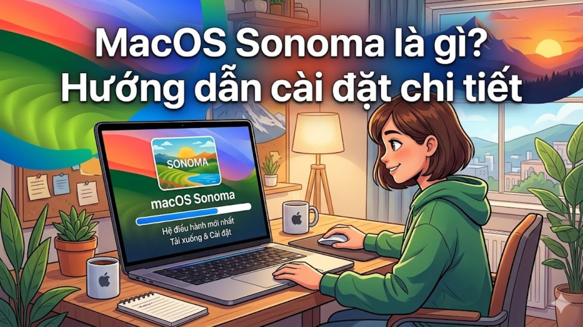 MacOS Sonoma là gì? Hướng dẫn cài đặt MacOS Sonoma chi tiết